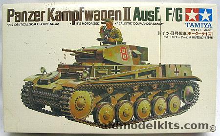 Tamiya 1/35 Panzer Kampfwagen II Ausf. F/G, MT 132  plastic model kit